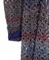 中古・古着 missoni (ミッソーニ) メッシュニットワンピース ブルー×グレー サイズ:40：10000円