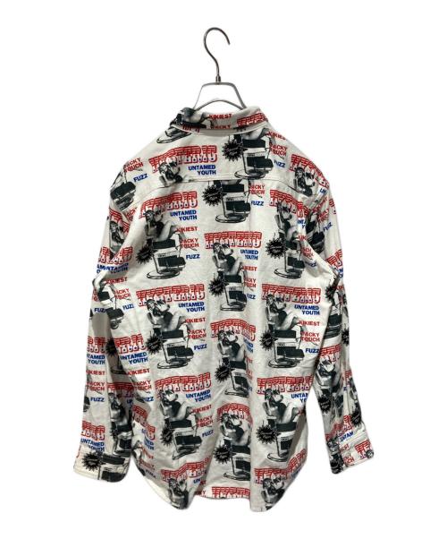 Hysteric Glamour（ヒステリックグラマー）Hysteric Glamour (ヒステリックグラマー) HAIR CUT柄 レギュラーカラーシャツ ホワイト サイズ:Mの古着・服飾アイテム