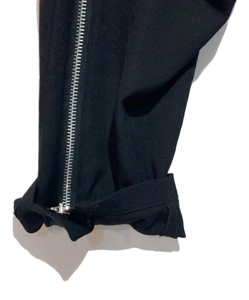 Yohji Yamamoto pour homme（ヨウジヤマモト プールオム）Yohji Yamamoto pour homme (ヨウジヤマモト プールオム) ZIPチェーンスラックス ブラック サイズ:3の古着・服飾アイテム