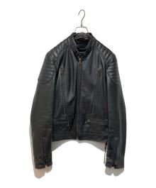 DIESEL Black Gold（ディーゼル ブラック ゴールド）の古着「レザージャケット」｜ブラック