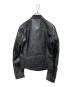 DIESEL BLACK GOLD (ディーゼル ブラック ゴールド) レザージャケット ブラック サイズ:48：25000円