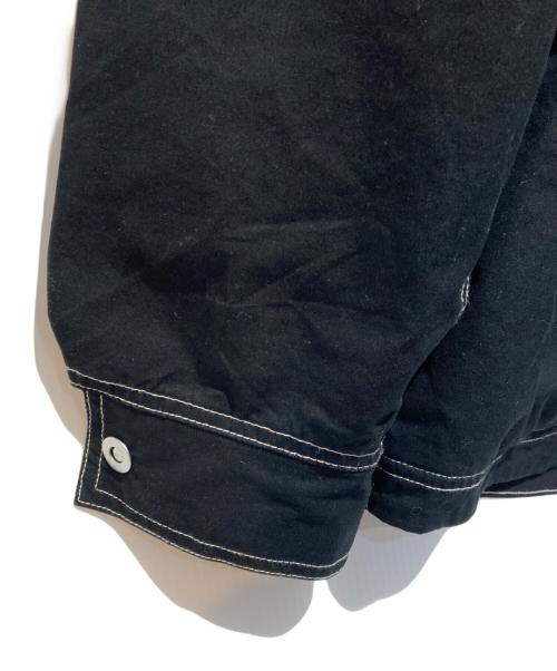 SHINYA KOZUKA（シンヤコズカ）SHINYA KOZUKA (シンヤコズカ) シャツジャケット ブラック サイズ:MEDIUMの古着・服飾アイテム