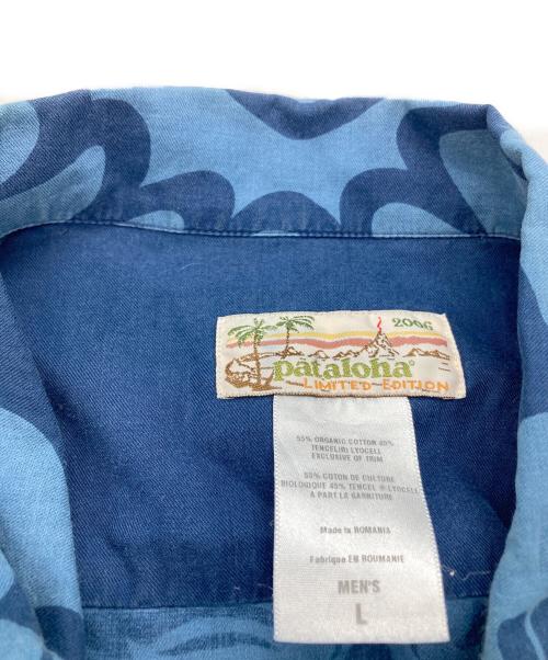 pataloha（パタロハ）pataloha (パタロハ) アロハシャツ ブルー サイズ:Lの古着・服飾アイテム