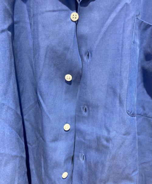 POLO RALPH LAUREN（ポロ・ラルフローレン）POLO RALPH LAUREN (ポロ・ラルフローレン) オープンカラーシャツ ブルー サイズ:Ｌの古着・服飾アイテム