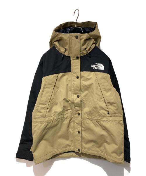 THE NORTH FACE（ザ ノース フェイス）THE NORTH FACE (ザ ノース フェイス) マウンテンライトジャケット ベージュ×ブラック サイズ:Mの古着・服飾アイテム
