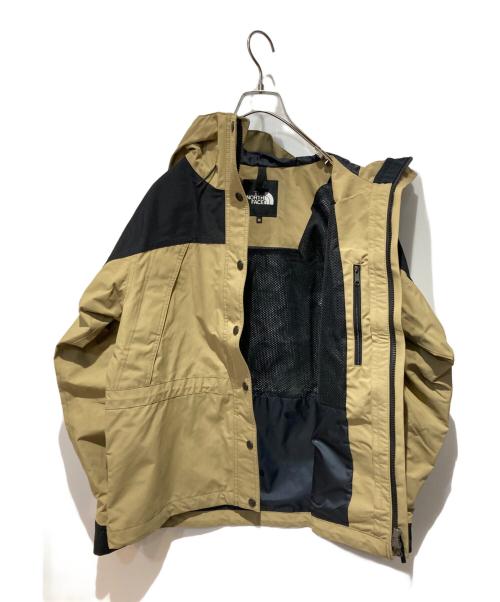 THE NORTH FACE（ザ ノース フェイス）THE NORTH FACE (ザ ノース フェイス) マウンテンライトジャケット ベージュ×ブラック サイズ:Mの古着・服飾アイテム