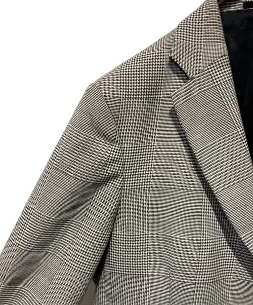 CMMN SWDN（コモンスウェーデン）CMMN SWDN (コモンスウェーデン) 3Bグレンチェックジャケット ブラック×ホワイト サイズ:48の古着・服飾アイテム