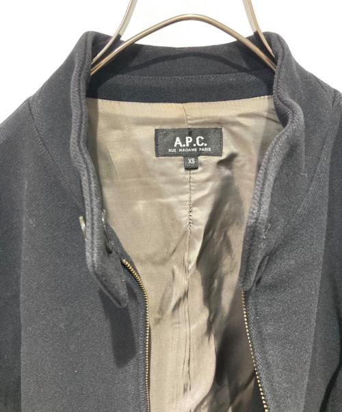 A.P.C.（アーペーセー）A.P.C. (アーペーセー) ウールドリズラージャケット ネイビー サイズ:XSの古着・服飾アイテム