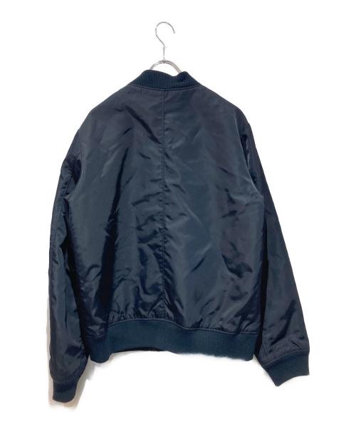 A.P.C.（アーペーセー）A.P.C. (アーペーセー) 中綿MA-1ジャケット ネイビー サイズ:Mの古着・服飾アイテム