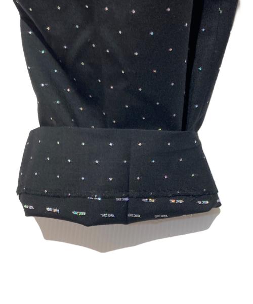 SUPREME（シュプリーム）Supreme (シュプリーム) Metallic Dot Trouser ブラック サイズ:W32の古着・服飾アイテム