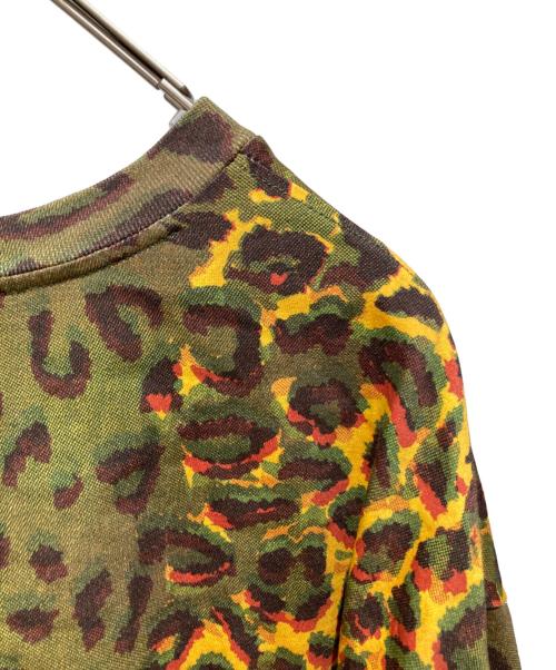 SUPREME（シュプリーム）Supreme (シュプリーム) 24FW Small Box L/S Tee Cheetah イエロー×グリーン サイズ:XLの古着・服飾アイテム