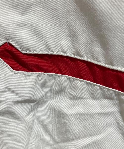 SUPREME（シュプリーム）Supreme (シュプリーム) Inset Link Track Jacket ホワイト×レッド サイズ:Ｌの古着・服飾アイテム