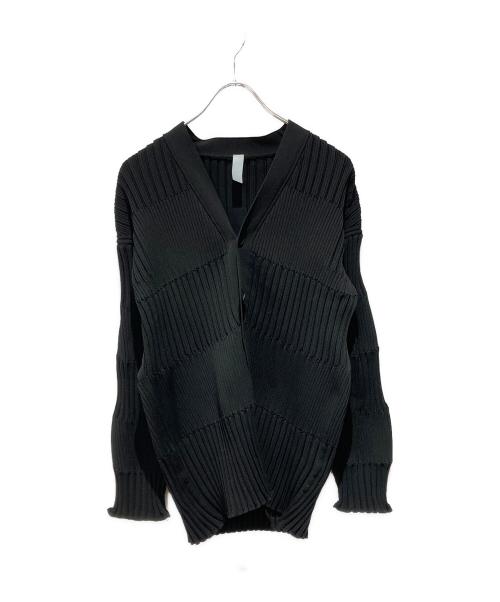 CFCL（シーエフシーエル）CFCL (シーエフシーエル) FLUTED CARDIGAN ブラック サイズ:１の古着・服飾アイテム