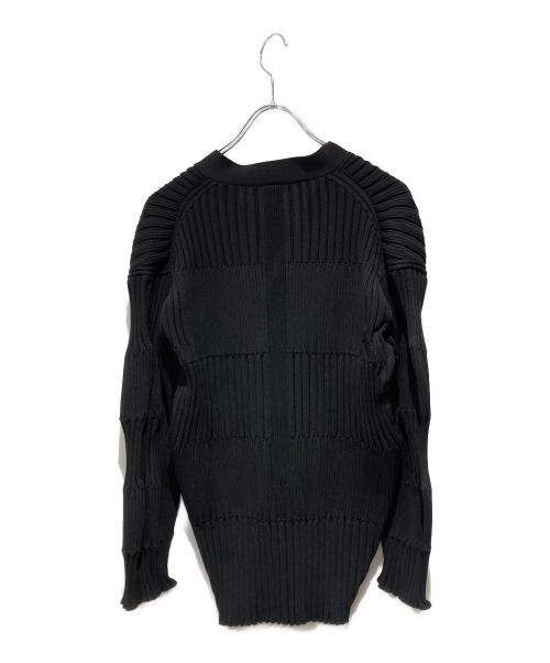 CFCL（シーエフシーエル）CFCL (シーエフシーエル) FLUTED CARDIGAN ブラック サイズ:１の古着・服飾アイテム