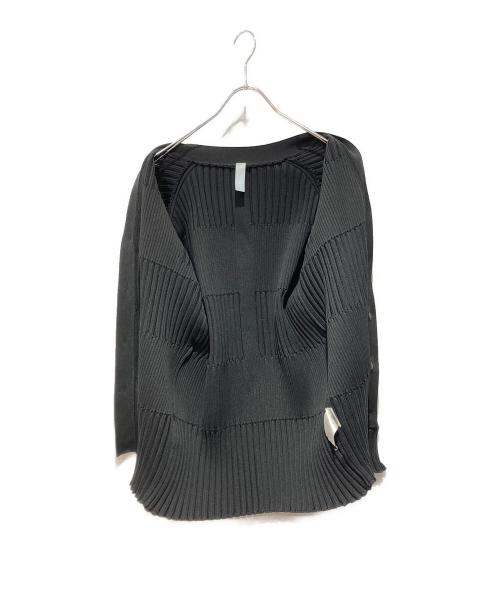 CFCL（シーエフシーエル）CFCL (シーエフシーエル) FLUTED CARDIGAN ブラック サイズ:１の古着・服飾アイテム