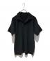 HOMME PLISSE ISSEY MIYAKE（オム プリッセ イッセイ ミヤケ）の古着「プリーツポロシャツ」｜ブラック