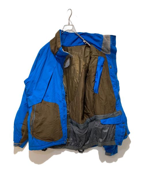 NIKE ACG（ナイキエーシージー）NIKE ACG (ナイキエーシージー) スタンドカラージャケット ブルー×ブラウン サイズ:Mの古着・服飾アイテム