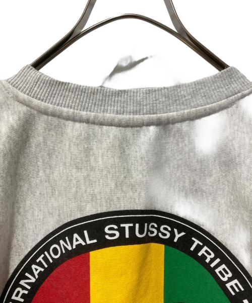 stussy（ステューシー）stussy (ステューシー) ラスタプリントスウェット グレー サイズ:Ｌの古着・服飾アイテム