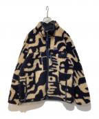 Patagoniaパタゴニア）の古着「Natural Blend Retro Cardigan」｜ベージュ×ネイビー