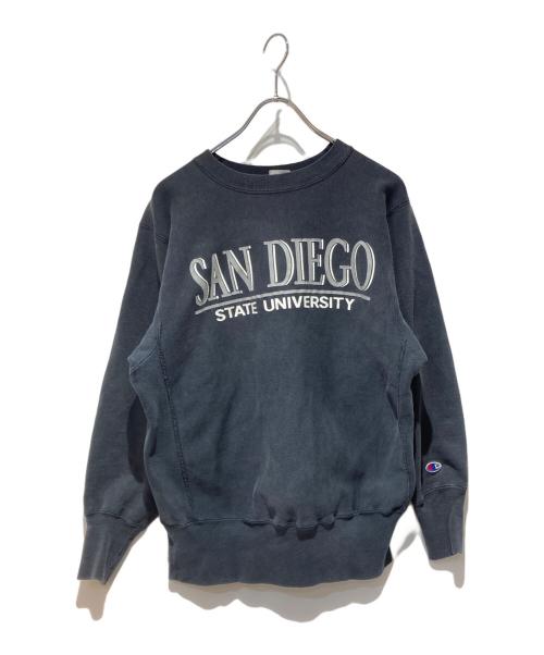 Champion（チャンピオン）Champion (チャンピオン) プリントスウェット ネイビー サイズ:Mの古着・服飾アイテム
