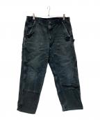 CarHarttカーハート）の古着「ダブルニーダックパンツ」｜ブラック