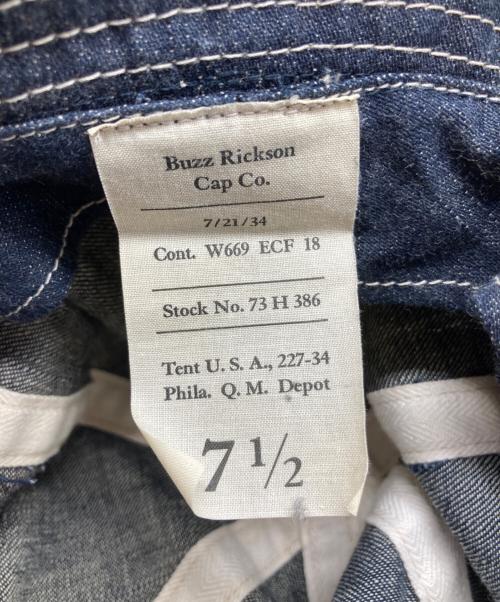 BUZZ RICKSON'S（バズリクソンズ）Buzz Rickson's (バズリクソンズ) HAT,WORKING,DENIM インディゴ サイズ:7 1/2の古着・服飾アイテム