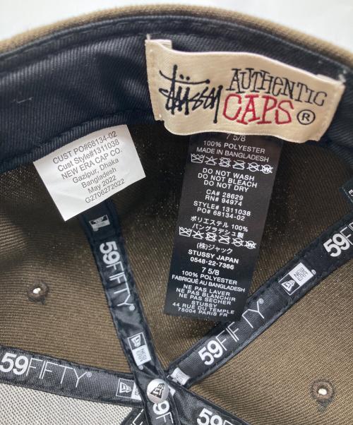 stussy（ステューシー）stussy (ステューシー) New Era (ニューエラ) ロゴキャップ ブラウンの古着・服飾アイテム