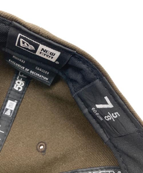 stussy（ステューシー）stussy (ステューシー) New Era (ニューエラ) ロゴキャップ ブラウンの古着・服飾アイテム