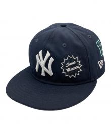 New Era×SAINT MICHAEL（ニューエラ×セントマイケル）の古着「SNAPBACK NY YANKEES CAP」｜ネイビー