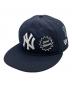 New Era（ニューエラ）の古着「SNAPBACK NY YANKEES CAP」｜ネイビー