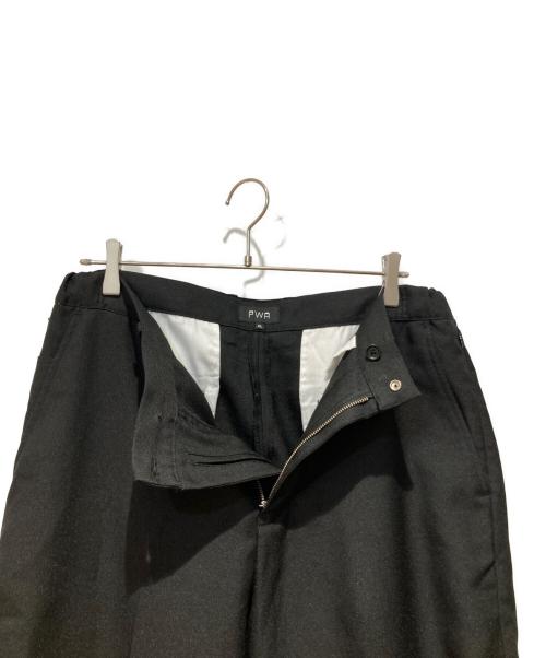 PWA（プア）PWA (プア) ワイドスラックス ブラック サイズ:XLの古着・服飾アイテム