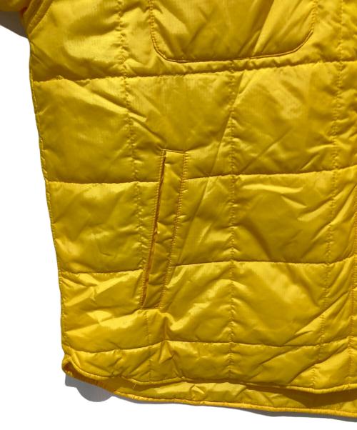 PWA（プア）PWA (プア) QUILTED PUFFY SHIRT イエロー×グレー サイズ:XLの古着・服飾アイテム