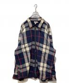 J.CREWジェイクルー）の古着「90’s チェックスイングトップ」｜ネイビー×ホワイト