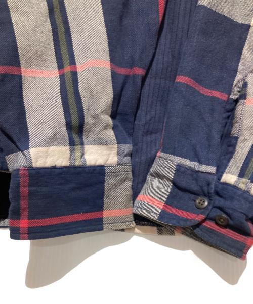 J.CREW（ジェイクルー）J.CREW (ジェイクルー) 90’s チェックスイングトップ ネイビー×ホワイト サイズ:XLの古着・服飾アイテム