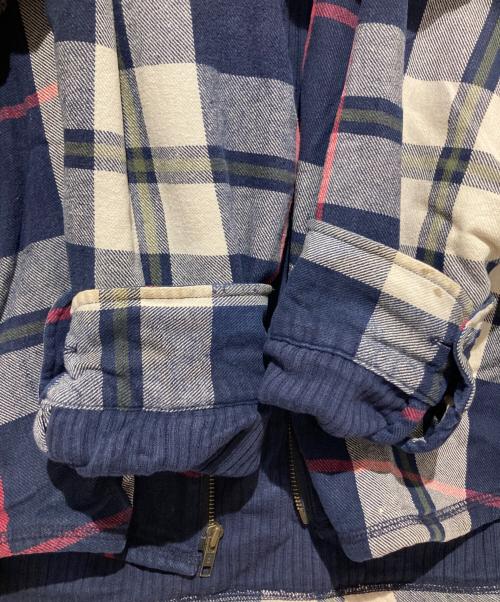 J.CREW（ジェイクルー）J.CREW (ジェイクルー) 90’s チェックスイングトップ ネイビー×ホワイト サイズ:XLの古着・服飾アイテム