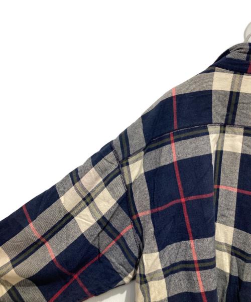 J.CREW（ジェイクルー）J.CREW (ジェイクルー) 90’s チェックスイングトップ ネイビー×ホワイト サイズ:XLの古着・服飾アイテム