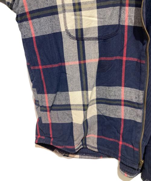 J.CREW（ジェイクルー）J.CREW (ジェイクルー) 90’s チェックスイングトップ ネイビー×ホワイト サイズ:XLの古着・服飾アイテム