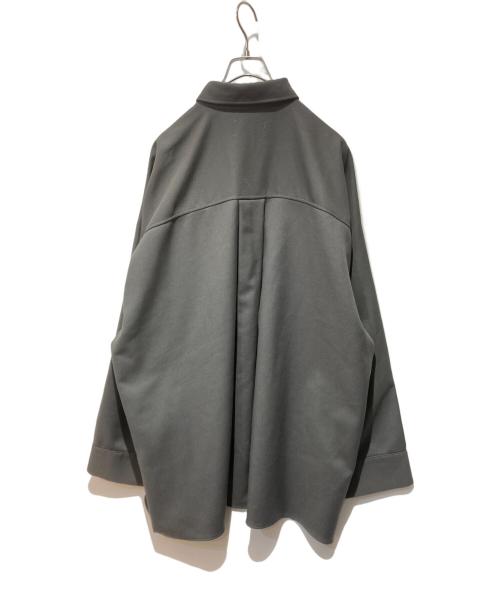 Graphpaper（グラフペーパー）Graphpaper (グラフペーパー) STRETCH KERSEY LONG YOKE SLEEVE SHIRT グレー サイズ:FREEの古着・服飾アイテム