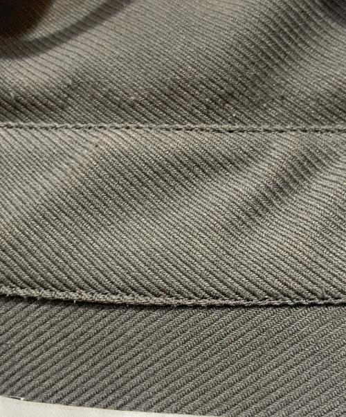 Graphpaper（グラフペーパー）Graphpaper (グラフペーパー) STRETCH KERSEY LONG YOKE SLEEVE SHIRT グレー サイズ:FREEの古着・服飾アイテム