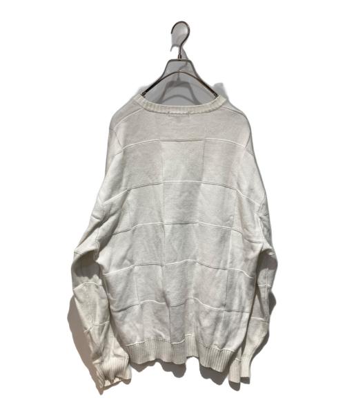 SUPREME（シュプリーム）Supreme (シュプリーム) 21ss Tonal Checkerboard Small Box Sweater ホワイト サイズ:XLの古着・服飾アイテム