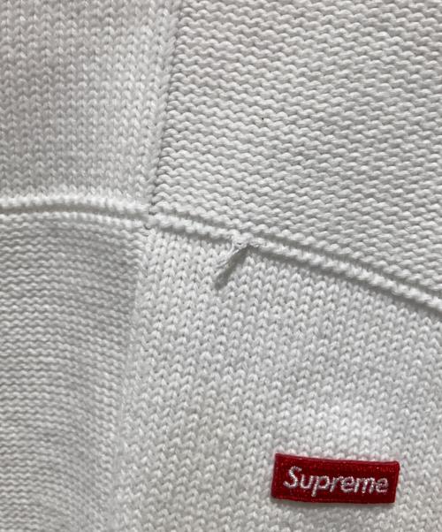 SUPREME（シュプリーム）Supreme (シュプリーム) 21ss Tonal Checkerboard Small Box Sweater ホワイト サイズ:XLの古着・服飾アイテム