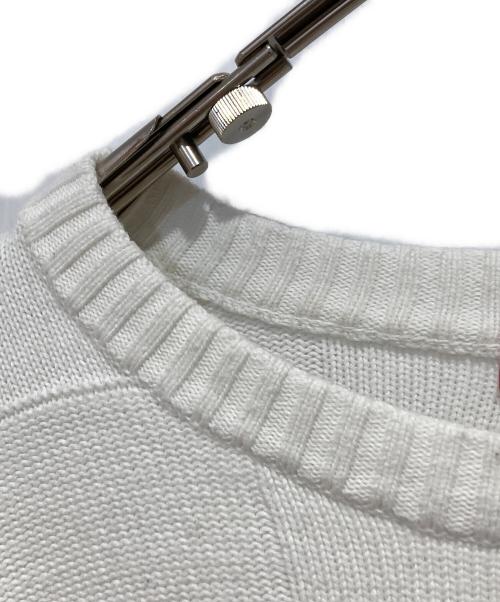 SUPREME（シュプリーム）Supreme (シュプリーム) 21ss Tonal Checkerboard Small Box Sweater ホワイト サイズ:XLの古着・服飾アイテム