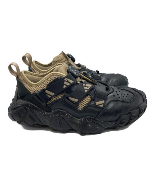 adidas（アディダス）adidas (アディダス) HYKE (ハイク) コラボスニーカー ブラック×ベージュ サイズ:25cmの古着・服飾アイテム