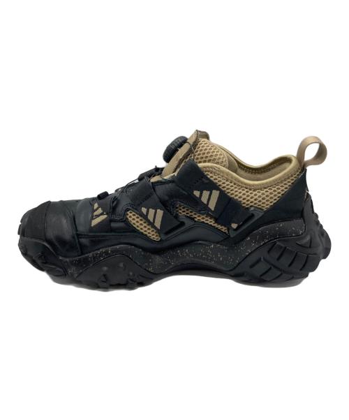 adidas（アディダス）adidas (アディダス) HYKE (ハイク) コラボスニーカー ブラック×ベージュ サイズ:25cmの古着・服飾アイテム
