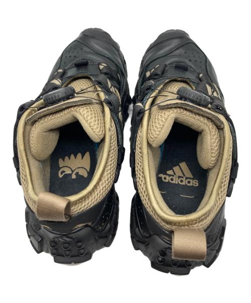 adidas（アディダス）adidas (アディダス) HYKE (ハイク) コラボスニーカー ブラック×ベージュ サイズ:25cmの古着・服飾アイテム