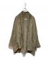 evam eva vie（エヴァムエヴァ ヴィー）の古着「LINEN WOOL SHORT ROBE」｜ベージュ