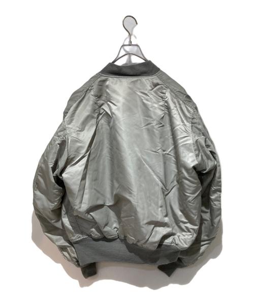 ALPHA INDUSTRIES（アルファインダストリーズ）ALPHA INDUSTRIES (アルファインダストリーズ) MA-1ジャケット グレー サイズ:XXLの古着・服飾アイテム