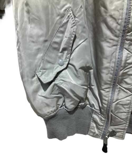 ALPHA INDUSTRIES（アルファインダストリーズ）ALPHA INDUSTRIES (アルファインダストリーズ) MA-1ジャケット グレー サイズ:XXLの古着・服飾アイテム