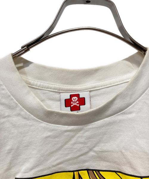HOOK UPS（フックアップス）HOOK UPS (フックアップス) RED EYETシャツ ホワイト サイズ:XLの古着・服飾アイテム