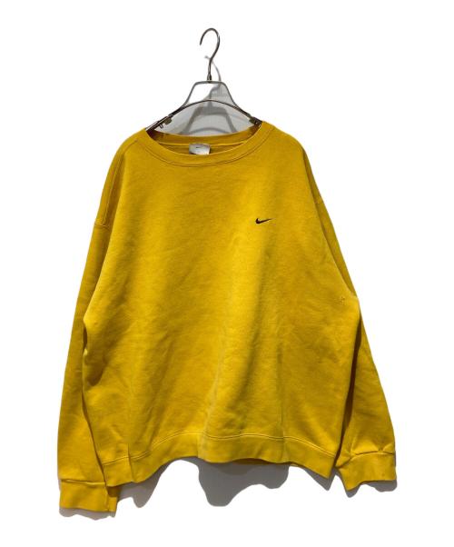 NIKE（ナイキ）NIKE (ナイキ) 90's-00's刺繍ロゴスウェット イエロー サイズ:XLの古着・服飾アイテム